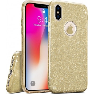 Oem Θήκη Shining Χρυσόσκονη Για     Apple iPhone X / XS Χρυσό