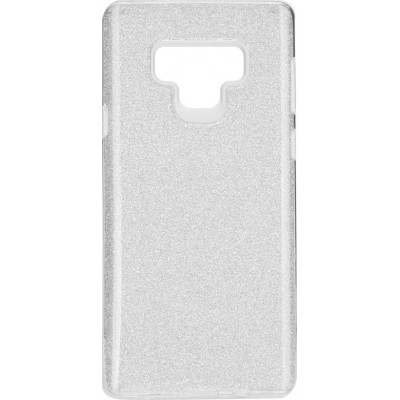 Oem Θήκη Shining Χρυσόσκονη Για     Samsung Galaxy Note 9 Ασημί