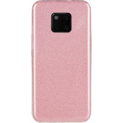 Oem Θήκη Shining Χρυσόσκονη ΓιαHuawei Mate 20 Ροζ - Χρυσό