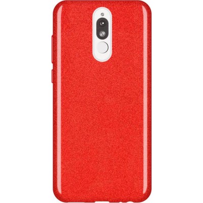 Oem Θήκη Shining Χρυσόσκονη Για Huawei Mate 10 Lite Κόκκινο 