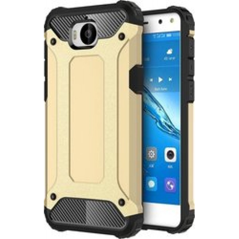 Oem Θήκη Armor Back Cover Για Huawei Y6 2017 Huawei Y5 2017  Χρυσό