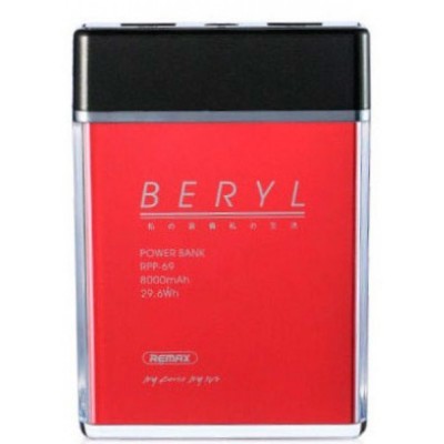 Remax Beryl Powerbank 8000mAh RPP-69 RED