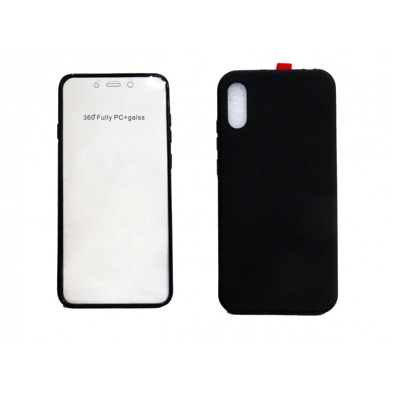 OEM Θήκη Σιλικόνης Full Cover Για Huawei Y6 2019  Μαύρο