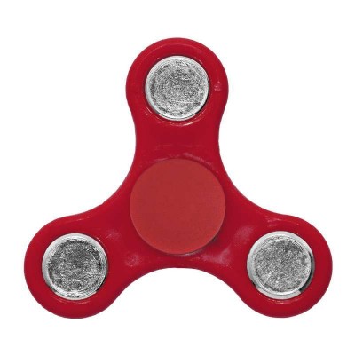 Oem Fidget Spinner Anti Stress Αγχολυτικό Πλαστικό Παιχνίδι Ανακούφισης Στρες 1 minute Κόκκινο