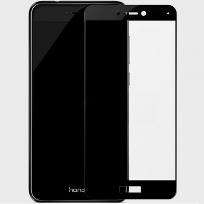 Oem Full Face Tempered glass Box Για  Huawei Ascend P8 / P9 Lite 2017  Μαύρο