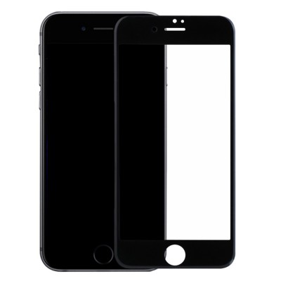 Oem Full Face Tempered glass Box Για    Apple iPhone 7 / 8 / SE 2020 / SE 2022 Μαύρο