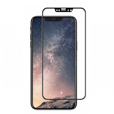 Oem Full Face Tempered glass / Αντιχαρακτικό Γυαλί Πλήρους Οθόνης 3D Για Apple iPhone XS Max / Apple iPhone 11 Pro Max Μαύρο