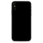 Oem Θήκη Σιλικόνης Matt Για Apple iPhone XS Max Μαύρη