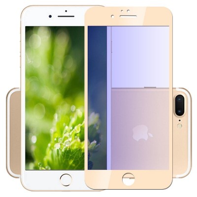 Oem Full Face Tempered glass Box Για Apple iPhone 7 / 8 Plus Χρυσό