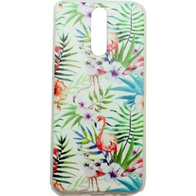 oem Θήκη Σιλικόνης Με Σχέδιο Ultra Trendy FLAMINGO Για Huawei Mate 10 Lite  Σχέδια