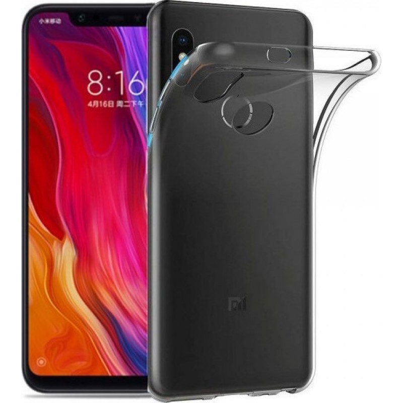 Oem Θήκη Σιλικόνης Matt 1,2 mm Για Xiaomi Mi 8  Διάφανο