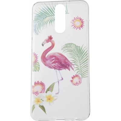 Forcell Θήκη Σιλικόνης Με Σχέδιο Summer FLAMINGO Για Huawei Mate 10 Lite  Σχέδια