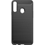 Oem Θήκη Σιλικόνης Carbon Για Samsung Galaxy A20S  Μαύρο