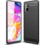 Oem Θήκη Σιλικόνης Carbon Για Samsung Galaxy M51  Μαύρο