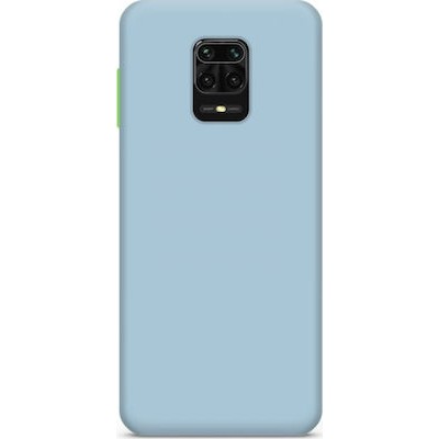Solid Silicone Case 1,5mm Για Xiaomi Redmi Note 9 Pro / Redmi Note 9s / Note 9 Pro Max  Γαλάζιο
