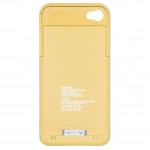 Oem Power Bank - Θήκη 1900mAh Για Αpple Iphone 4G/4S Πορτοκαλί