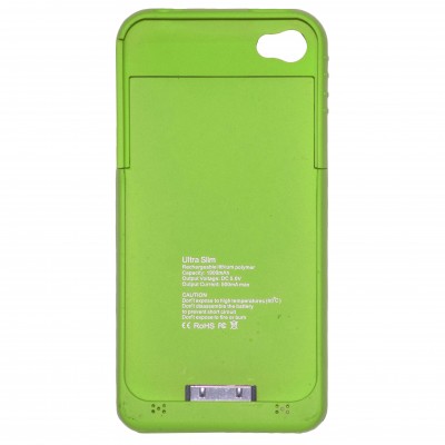 OEM Power Bank - Θήκη 1900mAh Για Αpple Iphone 4G/4S Πράσινη