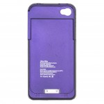 Oem Power Bank - Θήκη 1900mAh Για Αpple Iphone 4G/4S Μωβ