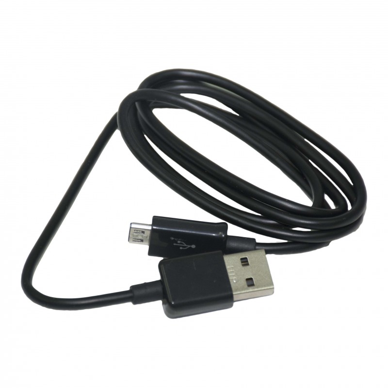 Oem Καλώδιο Φόρτισης + Μεταφοράς Δεδομένων Micro USB 1 m Μαύρο 