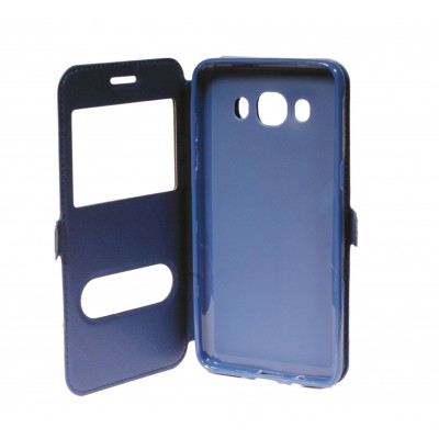 OEM Nokia Lumia N1030 flip cover με παράθυρα μπλέ