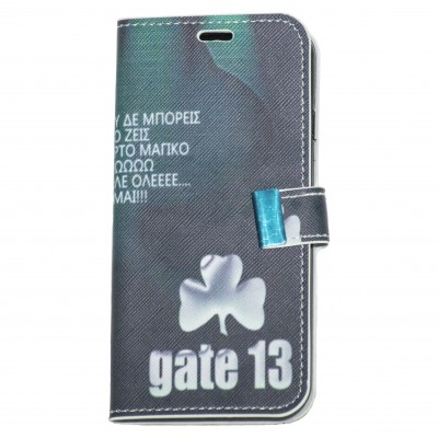  Oem Θήκη Βιβλίο Με Υποδοχή Κάρτας ΓιαApple iPhone 4 / 4s  Σχέδια