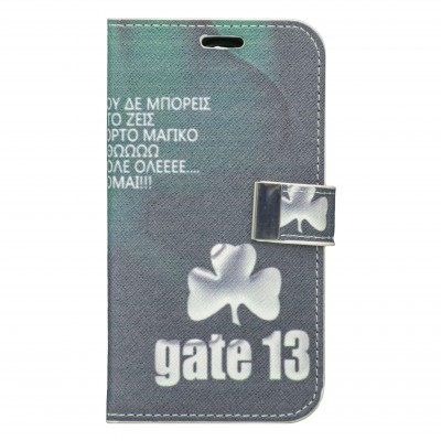 OEM Θήκη Βιβλίο Για Samsung Core / i8260 Με Σχέδιο Παναθηναικός