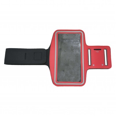 OEM Θήκη μπράτσου Armband Sprots Για Smartphones Μέχρι 6'' Ροζ Κόκκινη