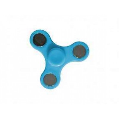 Oem Fidget Spinner Anti Stress Αγχολυτικό Πλαστικό Παιχνίδι Ανακούφισης Στρες 1 minute Μπλε