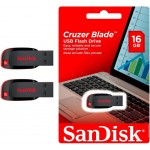 SANDISK Pendrive 16GB CRUZER BLADE USB 2.0 BLACK/RED