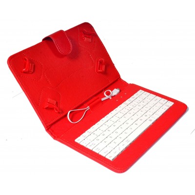 Oem Θήκη Universal Για Tablet 7'' keyboard Κόκκινη