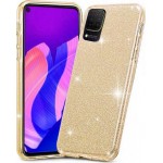 Oem Θήκη Shining Χρυσόσκονη Για      Samsung Galaxy S21 Ultra 5G Χρυσό 
