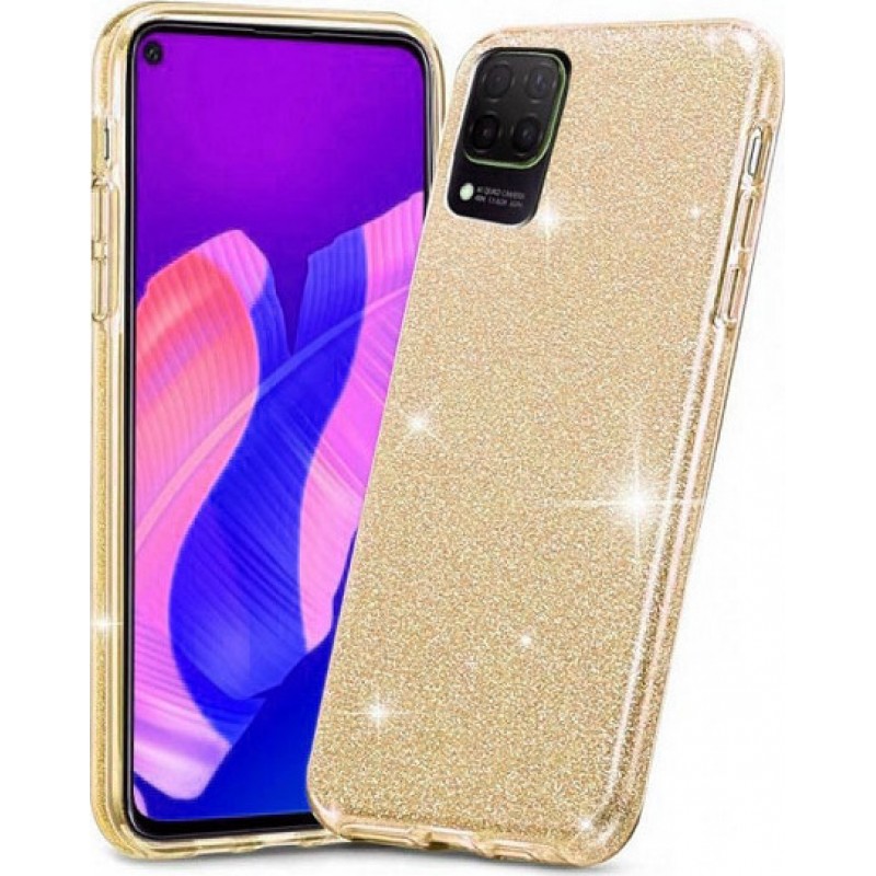 Oem Θήκη Shining Χρυσόσκονη Για      Samsung Galaxy S21 Ultra 5G Χρυσό 