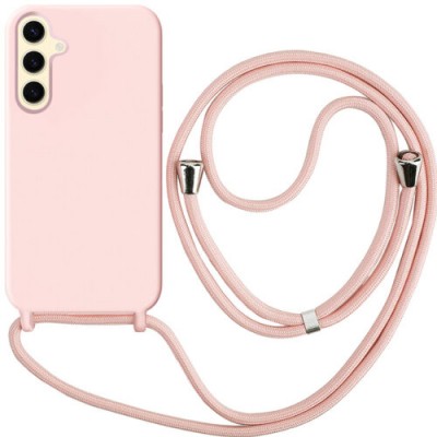 Oem Cord Silicone Ροζ Θήκη Για Samsung Galaxy A05s Με Λουρί  Ροζ - Nud