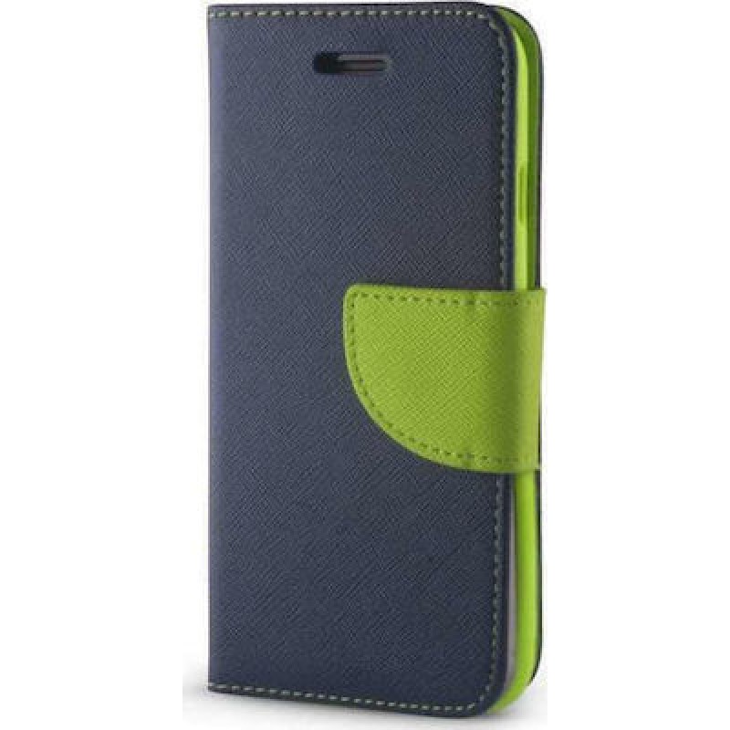 Oem Θήκη Βιβλίο Fancy Με Υποδοχή Κάρτας ΓιαSamsung Galaxy A21s Μπλε - Πράσινο