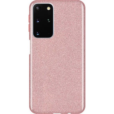  Oem Θήκη Shining Χρυσόσκονη Για       Huawei P40 Pro Ροζ