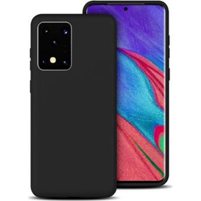 Oem Θήκη Σιλικόνης Matt 1,2 mm Για   Samsung Galaxy A91  / A91  Μαύρο