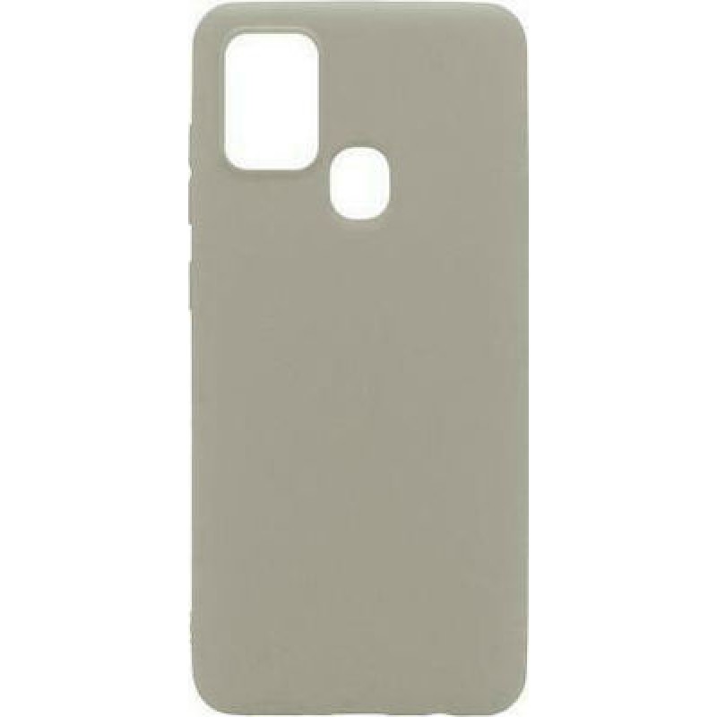 Soft Matt Case Gel TPU Cover 2.0mm Για Samsung Galaxy A21s  Γκρι