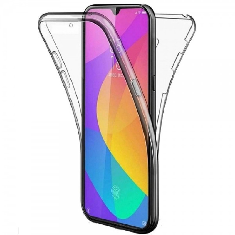 Oem Θήκη 360° Full Cover Σιλικόνης Για Xiaomi Redmi 8a Full Cover Διάφανη