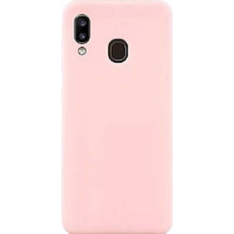 Oem Θήκη Σιλικόνης Matt 1,2 mm Για Samsung Galaxy A30 Samsung Galaxy A20 Samsung Galaxy A20 / A30  Ροζ