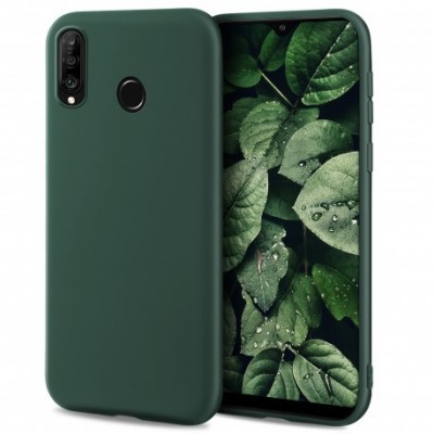 Oem Θήκη Σιλικόνης Matt 1,2 mm Για Huawei P30 Lite  Πράσινο 