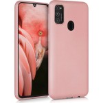 Oem Θήκη Σιλικόνης Matt 1,2 mm Για Samsung Galaxy M30s Ροζ