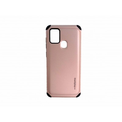 Θήκη motomo Back Cover Για Samsung Galaxy A21s  Χρυσή - Ροζ