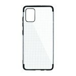 Forcell Θήκη TPU διάφανη New Electro Για Huawei Y5P 2020  Μαύρο