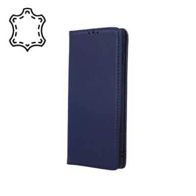 Θήκη Βιβλίο Genuine Leather case Smart Pro Για Apple iPhone 13 6.1" Μπλε