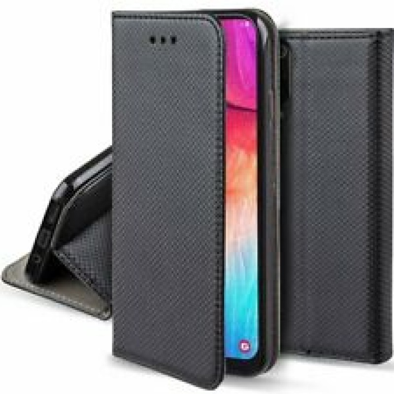 Oem Θήκη Βιβλίο Smart Magnet Για Xiaomi Redmi Note 9 Μαύρη