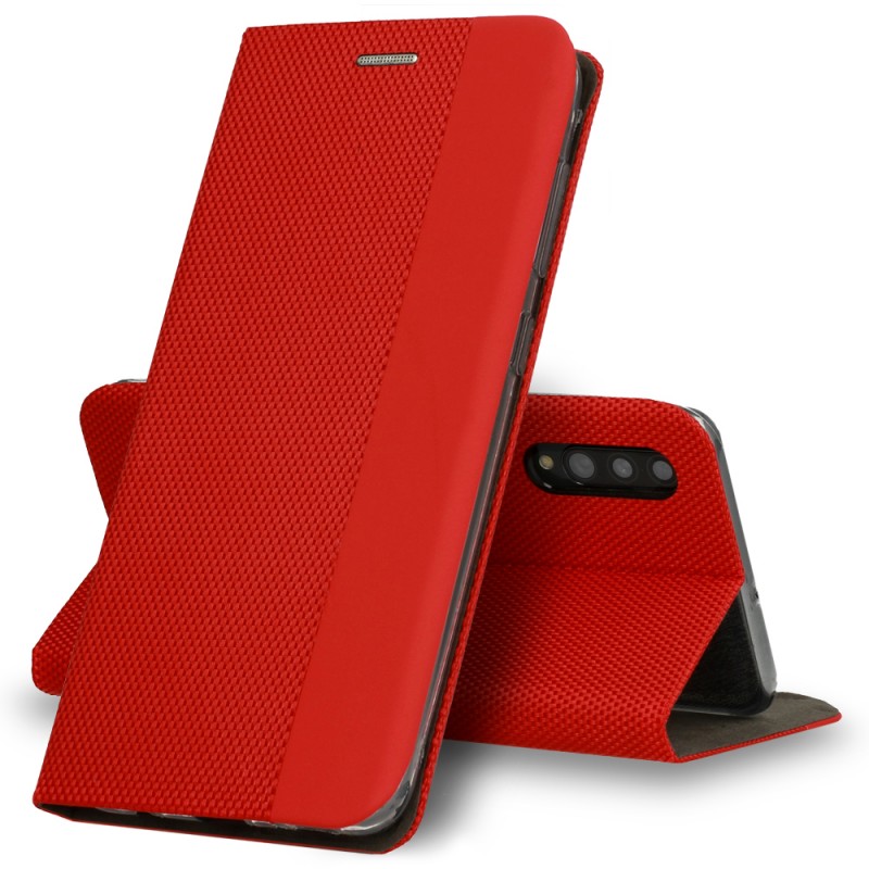 Vennus Βιβλίο Smart Senso Για Samsung Galaxy A21s  Κόκκινο