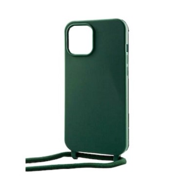 Oem Cord Silicone Πράσινη Θήκη Για Xiaomi Redmi Note 14 5G Με Λουρί Σκούρο - Πράσινο