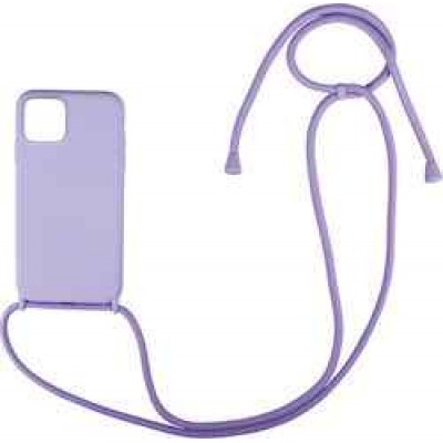 Oem Cord Silicone Λιλά Θήκη Για Xiaomi Redmi Note 14 5G Με Λουρί Λιλά