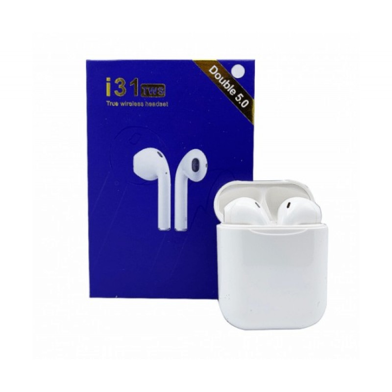 i31 TWS Touch ασύρματα ακουστικά Bluetooth 5.0 Version - Λευκό