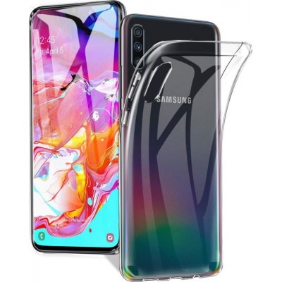 Oem Θήκη Σιλικόνης 1 mm Για Samsung Galaxy A70 Διάφανο   - Διάφανο